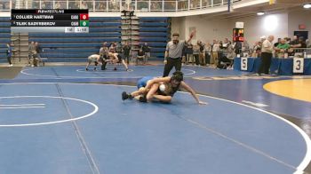 139 lbs Quarterfinal - Collier Hartman, Canon-McMillan vs Tilek Sadyrbekov, Chartiers Valley