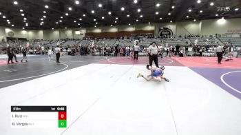 81 lbs Consolation - Ian Ruiz, Red Wave WC vs Braxton Vargas, No Team