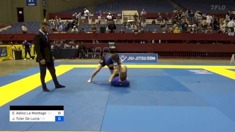 Elijah Adino La Montagne vs Justin Tyler De Lucia 2024 Pan IBJJF Jiu-Jitsu No-Gi Championship
