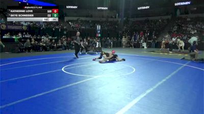 125 lbs Consi Of 8 #2 - Katherine Love, Saint Francis (CC) vs Skye Schneider, Elk Grove (SJ)