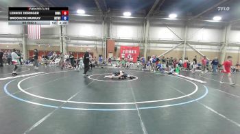 45 kg Rr Rnd 5 - Lennox Deringer, South Hills Wrestling Academy - GHSE vs Brooklyn Murray, Maine Trappers Blue - GHSE