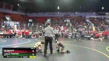 72 lbs Round 2 (4 Team) - Bo Biggart, Hartland vs Harley Pfeiffer, Ida