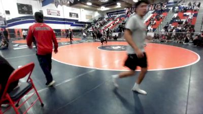 215 lbs Cons. Round 3 - Nicholas Hutchinson, Apple Valley vs Nathaniel Flores, Paloma Valley