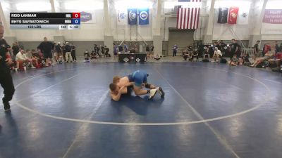 150 lbs Reid Lanman, Indiana Blue vs Rhys Safratowich, North Dakota