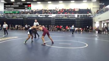 174 lbs Champ. Round 2 - Jacob Longcrier, Mt. San Antonio College vs Ali Hamzia, Santa Rosa Junior College