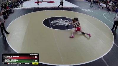 Cons. Round 3 - Connor Rempe, Sandy Creek vs Owen Krafka, Shelby-Rising City