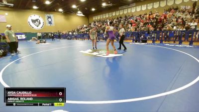 130 lbs Cons. Round 3 - Abigail Roland, Ernest Righetti vs Ayda Caudillo, Independence (Bakersfield)