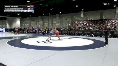 65 Finals kg Champ. Round 1 - Arseni Kikiniou, Poway Wrestling vs Alexander Penzkover, LaCrosse Area Wrestlers