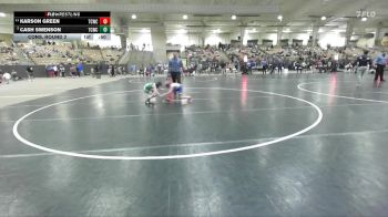 45 lbs Cons. Round 2 - Karson Green, Higher Calling Wrestling vs Cash Swenson, Williamson Co Wrestling Club