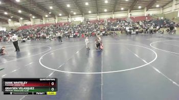 47 lbs Quarterfinal - Hank Whiteley, Pleasant Grove/TUG vs Graysen Velasquez, Fremont Wrestling Club