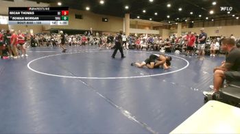 150 lbs Champ. Round 1 - Micah Thomas, Black Creek vs Roman Morgan, Trojan Wrestling Academy LLC