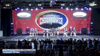 PA Starz - Storm [2026 L2 Senior - D2 - Small Day 1] 2026 Cheer Power Grand Nationals