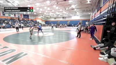 174 lbs Cons. Round 4 - Austin Dipzinski, Heidelberg University vs Chase Crutchley, Case Western Reserve