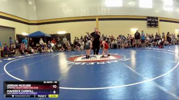 55 lbs Round 1 - Jordan McGuire, Jennings County Wrestling Club vs Maverick Carroll, Contenders Wrestling Academy