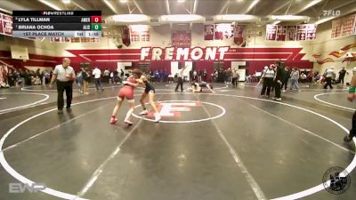 115 lbs 1st Place Match - Briana Ochoa, Alisal vs Lyla Tillman, American