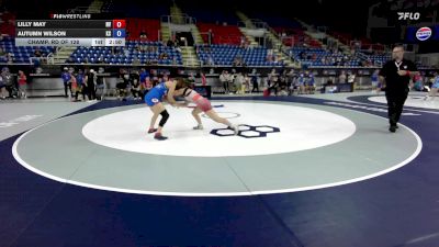 120 lbs Champ. Rd Of 128 - Lilly May, NV vs Autumn Wilson, KS