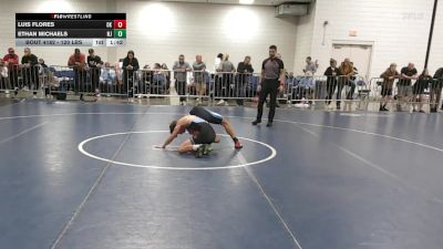 120 lbs Consi Of 64 #1 - Luis Flores, OK vs Ethan Michaels, NJ