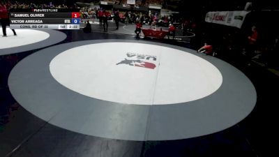 120 lbs Cons. Rd Of 32 - Samuel Olivier vs Victor Arreaga, Beat The Streets - Los Angeles