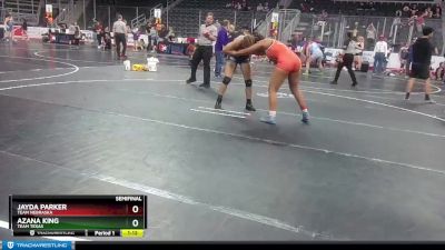 152 lbs Semifinal - Jayda Parker, Team Nebraska vs Azana King, Team Texas