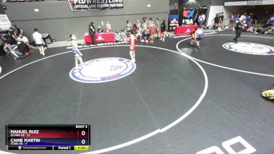 126 lbs Round 1 (16 Team) - Manuel Ruiz, SCVWA-FR vs Caine Martin, TCWA-FR