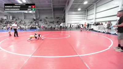 56 lbs Rr Rnd 3 - Dominck Cerrato, Steel Hunt Savages vs Owen Bosworth, Quest School Of Wrestling ES