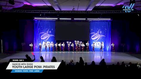 Dancin with Roxie - Youth Large Pom- Pirates [2025 Youth - Pom - Large Day 2] 2025 NDA All-Star National Championship