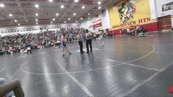 150 lbs Champ. Round 2 - Zaiden Lockard, Lake Catholic vs Stone Redmon, Dundee