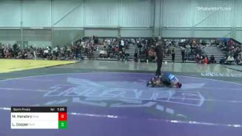 65 lbs Semifinal - Mylah Henebry, Idaho Gold vs Lydia Cooper, Ram Wrestling Academy