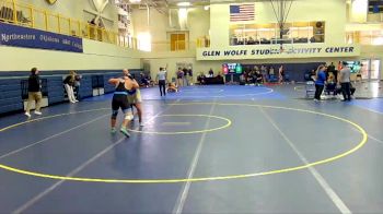 285 lbs 3rd Place Match - Jude Beers, Northeast Oklahoma vs Ezequiel Palos, Unaffiliated