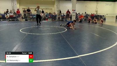 56-58 lbs Round 2 - Robert Radvansky, North Carolina vs Riley Compton, Big Orange Wrestling