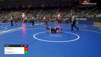 67 lbs Quarterfinal - Tyson Gibson, Deschutes Mat Club vs Brayden Wenrich, Dark Knights