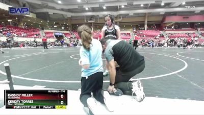 110 lbs Round 4 - Kendry Torres, Team Haysville vs Kassidy Miller, Trailhands