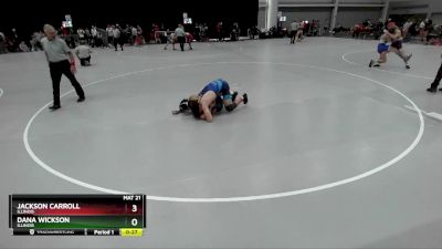 150 lbs Cons. Round 6 - Dana Wickson, Illinois vs Jackson Carroll, Illinois