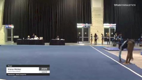 Alana Walker - Floor, North Stars #243 - 2021 USA Gymnastics Development Program National Championships