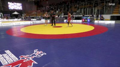59kg (non-olympic) Quarterfinal - Ankita Singh, Dinos Wrestling Club vs Hannah Taylor, Brock WC