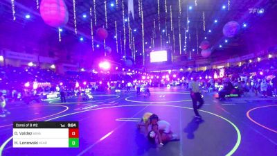 66 lbs Consi Of 8 #2 - Dax Valdez, Arvada West vs Holt Lonowski, Kearney Matcats