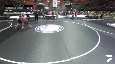 150 lbs Champ. Round 2 - Ames-Michael Hoevker, Granite Wrestling Club vs Josh Sim
