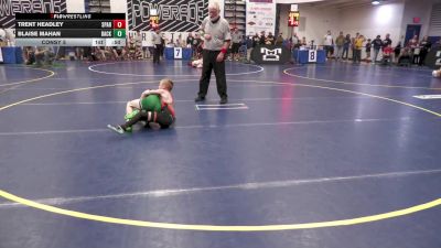65 lbs Consy 5 - Trent Headley, Spartan W.C. vs Blaise Mahan, Backbone