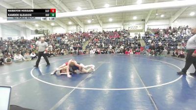 120B lbs 1st Place Match - Hamayon Hussaini, East vs Kamden Gleason, Uintah