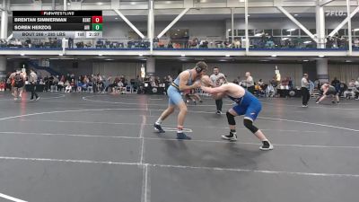 285 lbs Round Of 32 - Brentan Simmerman, Kent State vs Soren Herzog, Air Force Academy