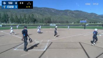Replay: English - Sonoma State vs CSUSB - DH - 2025 Sonoma State vs CSUSB - DH | Mar 21 @ 1 PM