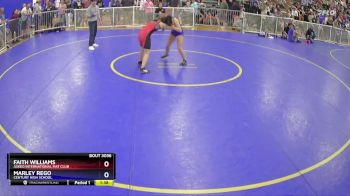 124 lbs Cons. Round 1 - Faith Williams, Askeo International Mat Club vs Marley Rego, Century High School