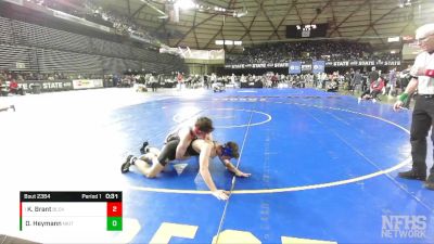 2A 138 lbs 5th Place Match - Khristian Brant, Black Hills vs Dayton Heymann, North Kitsap