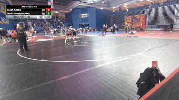 155 lbs Champ. Round 2 - Rory Whitehouse, Odessa vs Ellia Sales, Easton