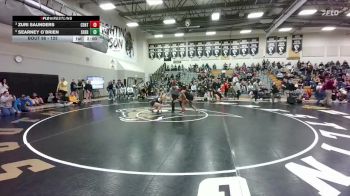 125 lbs Quarterfinal - Zuri Saunders, Central vs Searney O`Brien, Sheridan