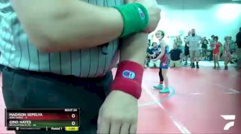 72 lbs Round 6 (8 Team) - Madison Sepelya, Iron Horse vs Gino Hayes, Revolution Elite