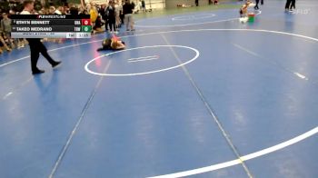 90 lbs Champ. Round 1 - Ethyn Bennett, Unattached vs Takeo Medrano, The Best Wrestler