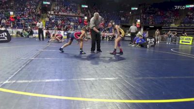 75 lbs Consy 3 - Braelynn Simmons, Leechburg vs Shaylie Parrish, Upper Perkiomen