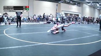 64 lbs 3rd Place - Nena Hauser, Southwest Stallions WC vs Evelyn Nelms, Mtc