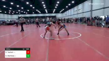 120 lbs Consolation - Dylan Tachoir, WV vs Art Martinez, GA